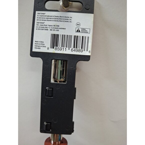 New CRAFTSMAN, 1/2 Inch "NUT DRIVER", Color Coded Red, CMHT65112, SAE - Picture 3 of 3